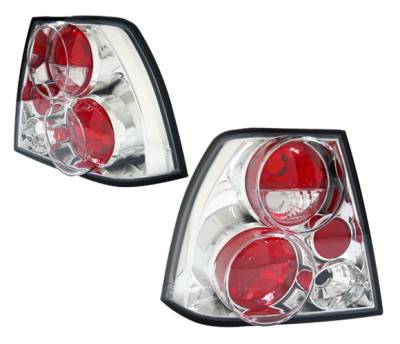 Volkswagen Jetta 4 Car Option Altezza Taillights - Chrome - LT-VJ99A-YD