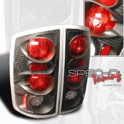 Dodge Ram Custom Disco Black Altezza Taillights - LT-RAM02JM-YD