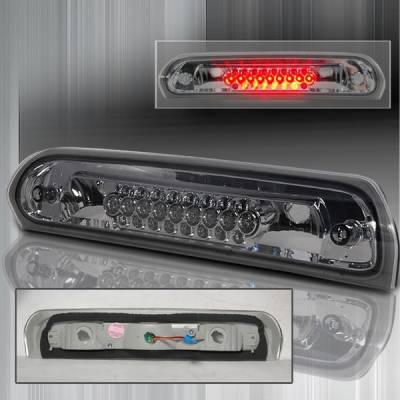 Dodge Ram Custom Disco Smoke LED Third Brake Lights - LT-RAM02RBSLED