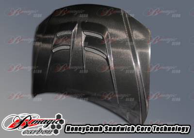 Mazda 6 AIT Racing Raiden Style Carbon Fiber Hood - M602BMRDNCFH