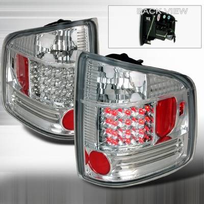 Chevrolet S10 Custom Disco Chrome LED Taillights - LT-S1094CLED-YD