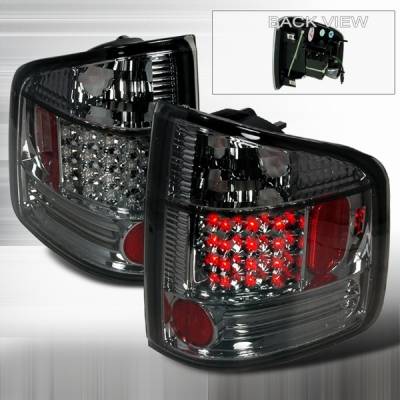 Chevrolet S10 Custom Disco Smoke LED Taillights - LT-S1094GLED-YD