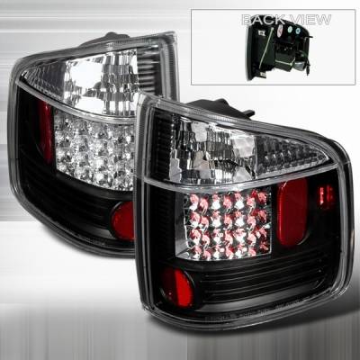 Chevrolet S10 Custom Disco Black LED Taillights - LT-S1094JMLED-YD