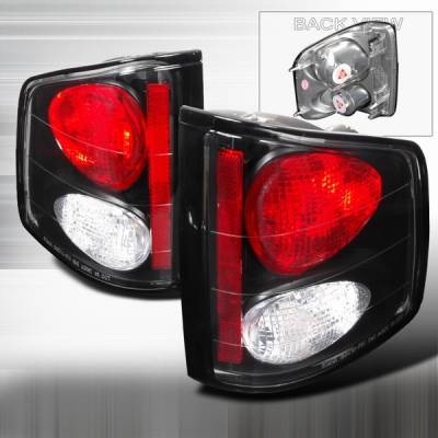 Chevrolet S10 Custom Disco JDM Black Altezza Taillights - LT-S1094JM-YD