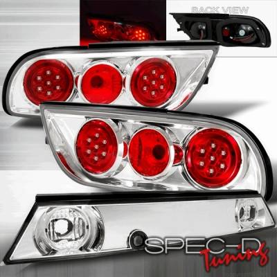 Nissan 240SX Custom Disco Chrome LED Altezza Taillights - LT-S13893CLED