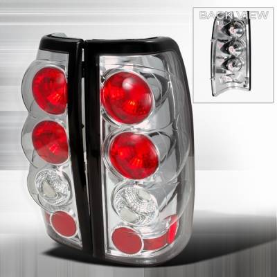 Chevrolet Silverado Custom Disco Chrome Taillights - LT-SIV03-YD