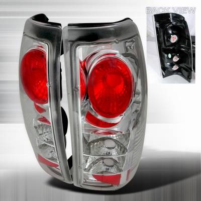 Chevrolet Silverado Custom Disco Clear Taillights - LT-SIV99-YD