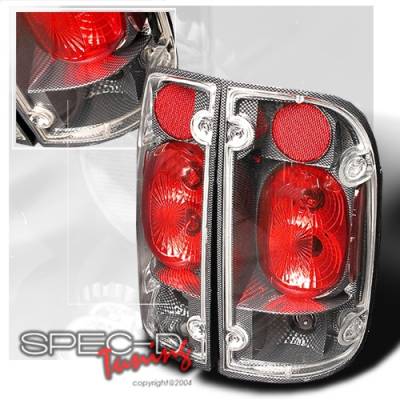 Toyota Tacoma Custom Disco Carbon Fiber Altezza Taillights - LT-TAC00CF-YD