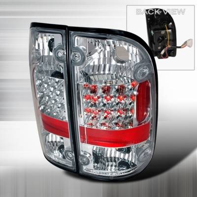 Toyota Tacoma Custom Disco Chrome LED Taillights - LT-TAC00CLED-YD