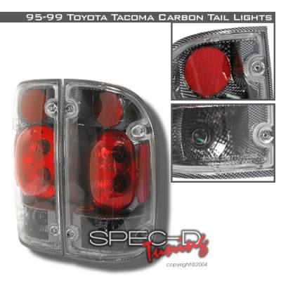 Toyota Tacoma Custom Disco Carbon Fiber Taillights - LT-TAC95CF-YD