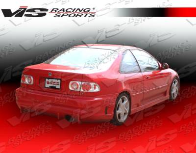 Honda Civic 2DR VIS Racing TSC Side Skirts - 01HDCVC2DTSC-004