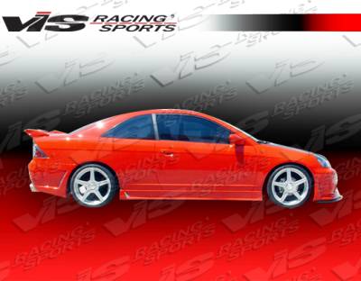 Honda Civic 2DR VIS Racing TSC-3 Side Skirts - 01HDCVC2DTSC3-004