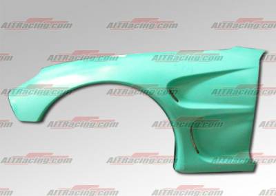 Mazda RX-7 AIT Racing D1 Style Wide Front Fenders - M793HID1SFF