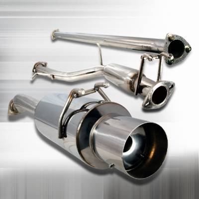 Honda Civic Custom Disco Catback Exhaust System - MFCAT3-CV06