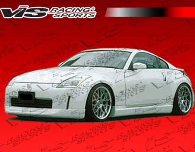 Nissan 350Z VIS Racing Wings Side Skirts - Polyurethane - 03NS3502DWIN-004P