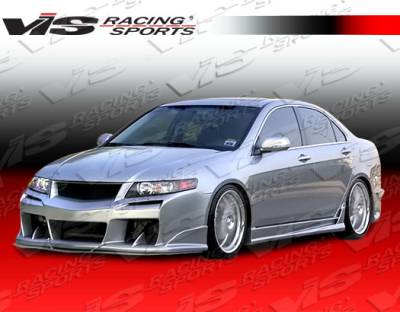 Acura TSX VIS Racing Laser Side Skirts - 04ACTSX4DLS-004