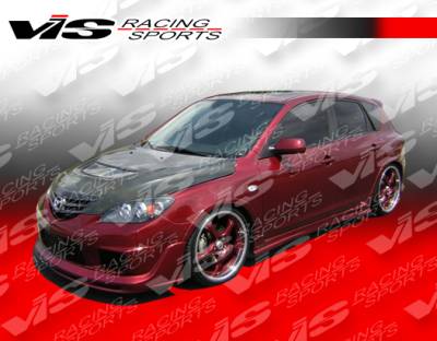 Mazda 3 4DR VIS Racing Magnum Side Skirts - 04MZ34DMAG-004