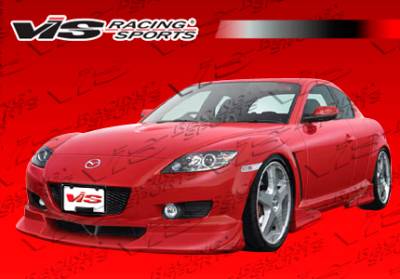 Mazda RX-8 VIS Racing Invader-2 Side Skirts - 04MZRX82DINV2-004P