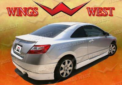 Honda Civic Wings West Type R Side Skirts - Left & Right - 490215L&R