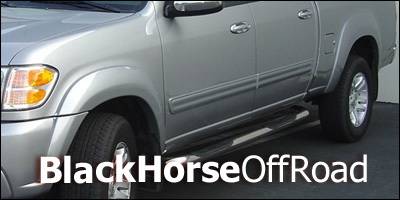 Toyota Tundra Black Horse Side Steps - Cradle Mounting