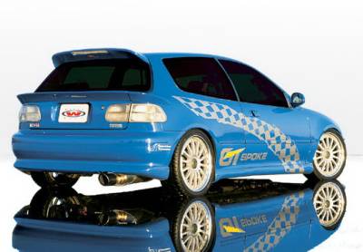 Honda Civic HB Wings West Racing Series Side Skirts - Left & Right - 890065L&R