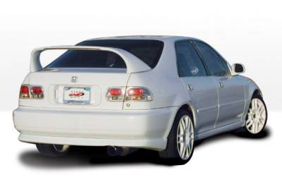 Honda Civic 4DR VIS Racing Racing Series Left Side Skirt - 890139L