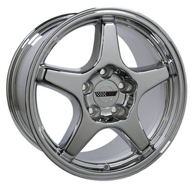 ZR Style Wheel Chrome - GM 17 Inch 4 Wheel Package