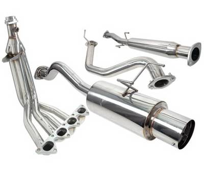 Acura Integra 4 Car Option Cat-Back Exhaust System with Header - MUX2-AI94LS