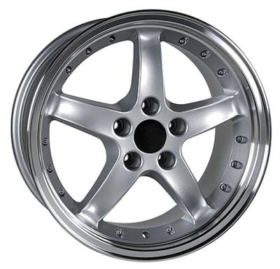 Cobra Style Wheel Silver - Mustang 17 Inch 4 Wheel Package