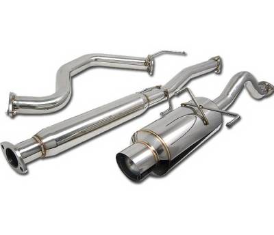 Acura Integra 4 Car Option Cat-Back Exhaust System with Stainless Steel Tip - MUX-AI94GSR