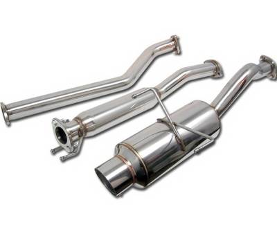 Acura RSX 4 Car Option Cat-Back Exhaust System with Stainless Steel Tip - MUX-AR02NS