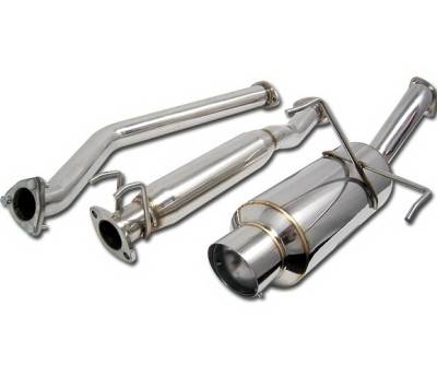 Acura RSX 4 Car Option Cat-Back Exhaust System with Stainless Steel Tip - MUX-AR02S