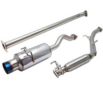 Honda Civic 4 Car Option Cat-Back Exhaust System with Titanium Tip - MUX-HC06EX-TT