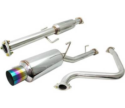 Honda Prelude 4 Car Option Cat-Back Exhaust System with Titanium Tip - MUX-HP92-TT