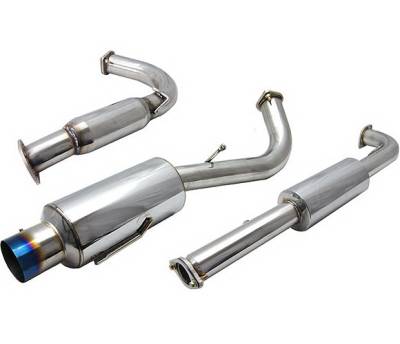 Mitsubishi Eclipse 4 Car Option Cat-Back Exhaust System with Titanium Tip - MUX-ME95-TT