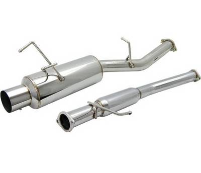 Nissan 240SX 4 Car Option Cat-Back Exhaust System with Stainless Steel Tip - MUX-NS13