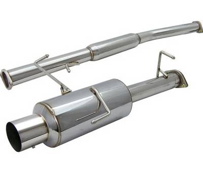 Nissan 240SX 4 Car Option Cat-Back Exhaust System with Stainless Steel Tip - MUX-NS14