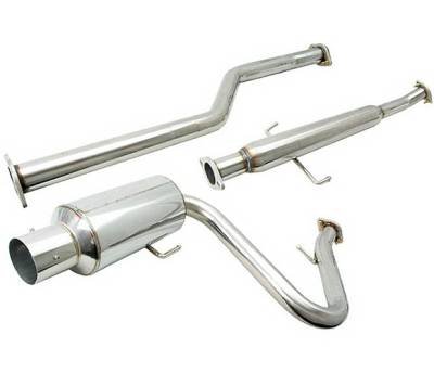 Scion tC 4 Car Option Cat-Back Exhaust System with Stainless Steel Tip - MUX-STC04