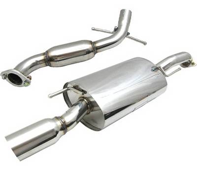 Volkswagen Golf 4 Car Option Cat-Back Exhaust System with Stainless Steel Tip - MUX-VG92