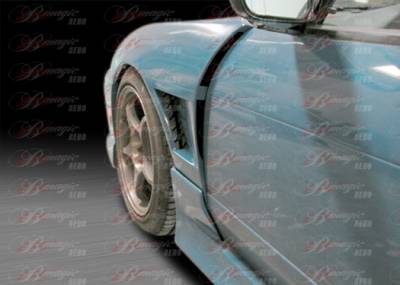 Nissan 240SX AIT Racing D2 Style Wide Front Fenders - N24089BMD2SFF