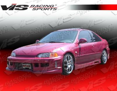 Honda Civic 4DR VIS Racing Z1 boxer Side Skirts - 92HDCVC4DZ1-004