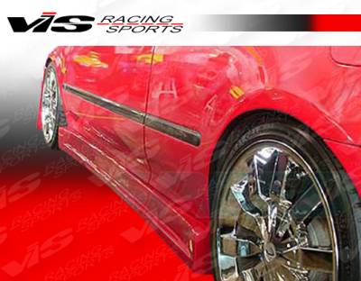 Honda Civic HB VIS Racing V Speed Side Skirts - 92HDCVCHBVSP-004