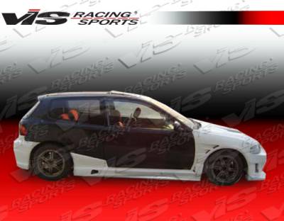 Honda Civic HB VIS Racing XGT Side Skirts - 92HDCVCHBXGT-004