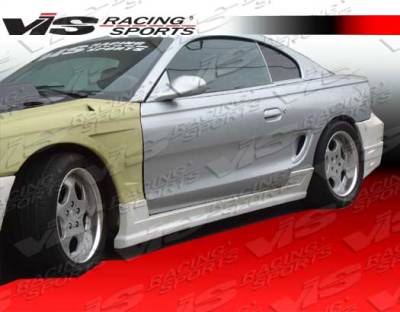 Ford Mustang VIS Racing Battle Z Side Skirts - 94FDMUS2DBZ-004