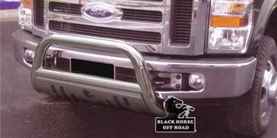 Ford F250 Black Horse Bull Bar Guard with Skid Plate