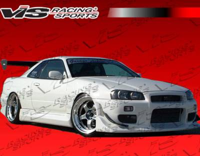 Nissan Skyline VIS Racing Tracer Side Skirts - 99NSR34GTRTRA-004