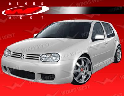 Volkswagen Golf VIS Racing JPC Type A Side Skirts - 99VWGOF2DJPCA-004