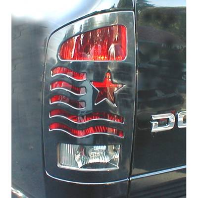 Dodge Ram V-Tech Taillight Covers - Patriot Style - 2870