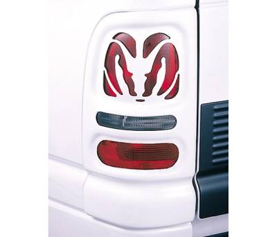 Dodge Dakota V-Tech Taillight Covers - Big Horns Style - 27373