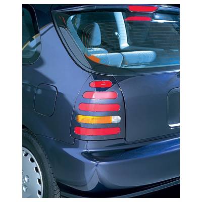 Honda Civic V-Tech Taillight Covers - Slotted Style - 70315